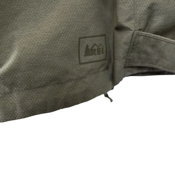 REI Olive Green Essential Women's Rain Trench Coat, XS - Picture 5 of 10